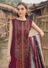 Maria B MPT-2406-B |  Maroon - Lawn Eid Collection