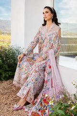 Maria B MPT-2507-A | Off White Multicolor - Lawn Collection