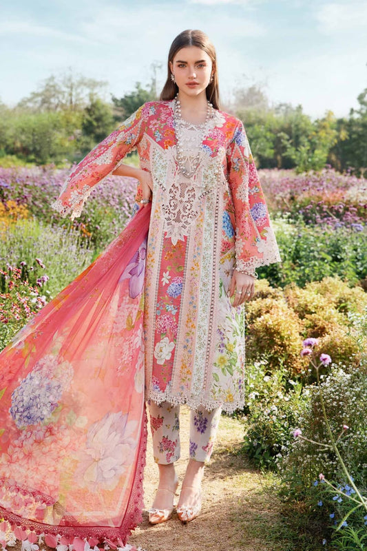 Maria B MPT-2509-B| Pink - Lawn Collection