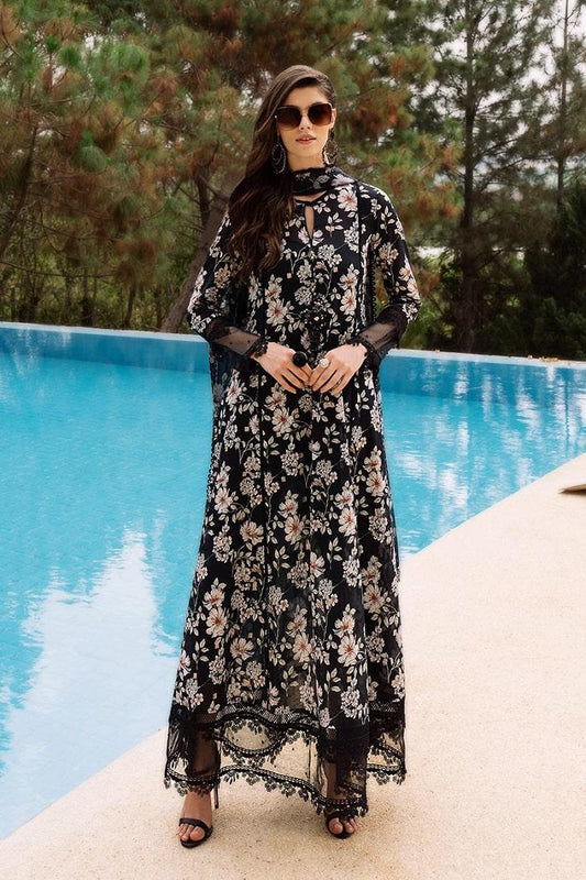 Bareeze | Black - Printed with Chikankari Collection