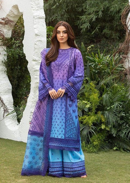 Sobia Nazir | Purple Tie N Dye - Lawn Chikankari Collection