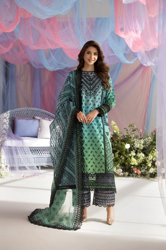 Sobia Nazir | Green Tie N Dye - Lawn Chikankari Collection