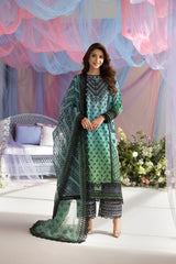 Sobia Nazir | Green Tie N Dye - Lawn Chikankari Collection