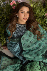 Sobia Nazir | Green Tie N Dye - Lawn Chikankari Collection