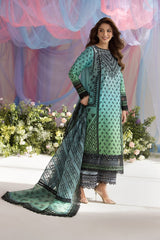 Sobia Nazir | Green Tie N Dye - Lawn Chikankari Collection