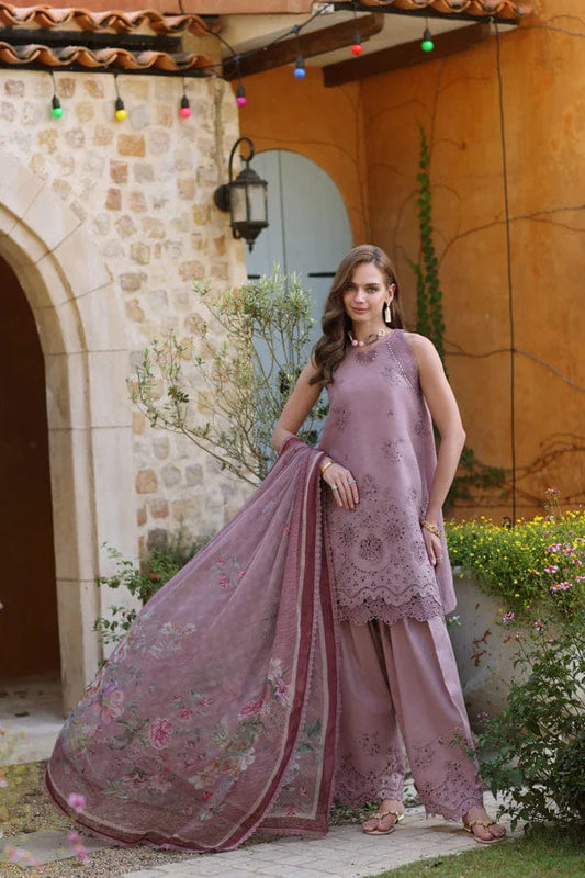 Noor By Sadia Asad | Light Purple - Luxe Chikankari Collection