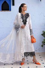 Maria B D-2505-A |Black & White - Luxury Lawn Chikan kari Collection 2025     