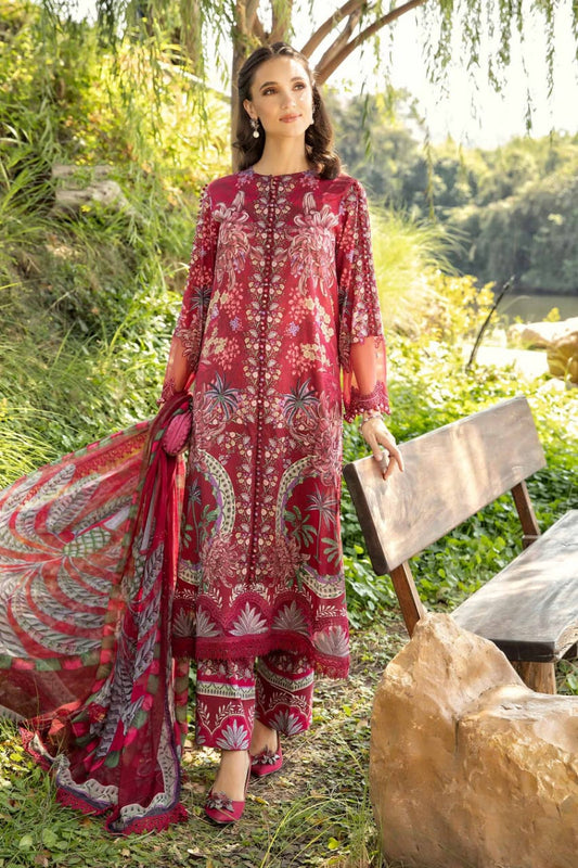 Iznik | Maroon - Lawn Collection