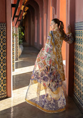 Elaf | Yellow Multi - Lawn Collection 2025