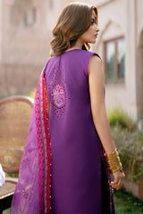 Bin Ilyas | Purple - Cotton Chikankari Collection