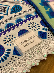 Mushq | Blue & White - Lawn Collection