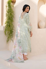 Iznik | Green - Printed Lawn Chikankari Collection