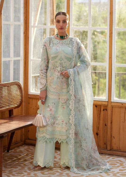 Crimson | Aqua - Lawn With Chiffon Dupatta Collection