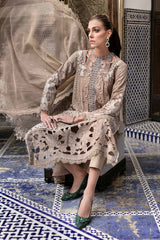 Maria B D-2502-A | Coffee - Luxury Chikankari Lawn Collection