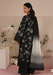 Afrozeh Lupine | Black - Lawn Collection 2025