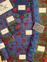 Iznik EFL-12 | Blue & Red - Lawn Collection