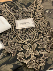 Iznik | Grey Brown - Embroidered Digital Printed Lawn Collection