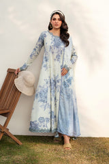 Iznik UE-392A | Aqua Green - Lawn Collection 2025