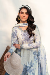 Iznik UE-392A | Aqua Green - Lawn Collection 2025