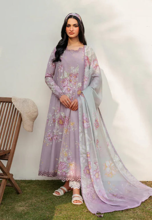 Iznik UE-392B | Tea Pink - Lawn Collection 2025