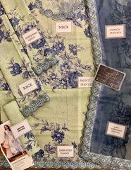 Iznik UE-392A | Aqua Green - Lawn Collection 2025