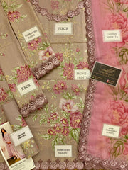 Iznik UE-392B | Tea Pink - Lawn Collection 2025