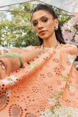 Maria B MPT-2602-A | Peach - Lawn Collection 2025