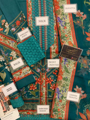Maria B MPT-2610-A | Green - Printed Lawn Collection