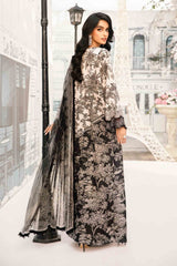 Maria B MPT-2608-B | Off White & Black - Lawn Collection
