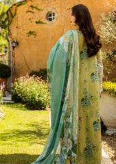 Elaf Premium Allure ELK-07A | Lemon - Chikankari Lawn Collection