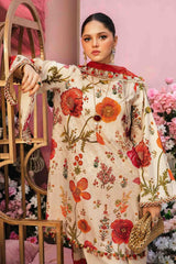Maria B MPT-2607-A | skin front emb - Lawn Collection