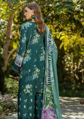 Elaf Premium Jade Embrace ELK-07B | Green - Lawn Chikankari Collection