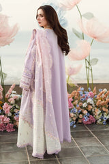 Qalamkar Evelyn FK-09 | Light Purple - Chikankari Lawn Collection