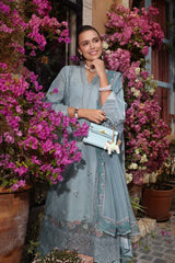 Noor By Sadia Asad | Sky Blue - Printed Lawn Collection