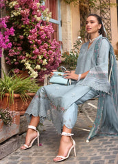 Noor By Sadia Asad | Sky Blue - Printed Lawn Collection