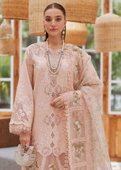 Crimson | Peach - Laser Chikankari Collection