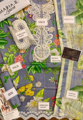 Maria B MPS-2604-A | Grey - Printed Lawn Collection