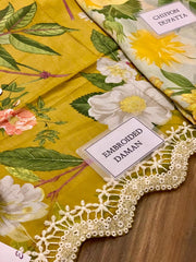 Maria B MPS-2604-B | Mustard - Printed Lawn Collection