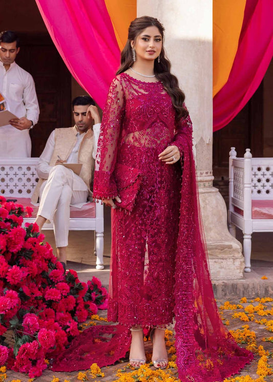 Kanwal Malik | Shocking Pink - Net Collection