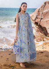 Crimson | Sky Blue - Luxury Lawn Collection