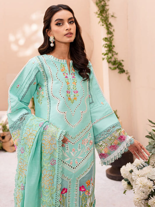Parishay | Aqua Green - Cotton chikankari Collection