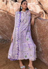 Crimson | Light Purple - Luxury Lawn Collection