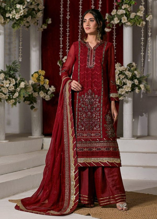 Baroque | Maroon - Chiffon Collection
