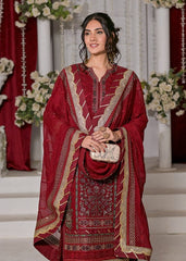Baroque | Maroon - Chiffon Collection