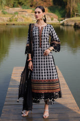 Charizma | Black & White - Lawn Collection