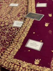 Asim Jofa | Maroon - Chiffon Collection
