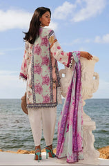 SS Skin aqua Pure Lawn Embroidery Dress 3pc Summer Collection