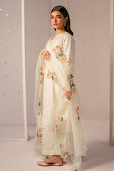 Cross Stitch  Luxury Lawn Chikankari Embroidery Dress
