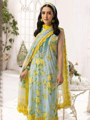 Ittehad yellow Pure Lawn Digital New Arrival
