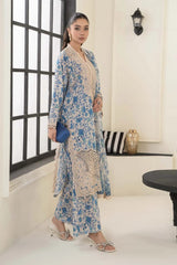 Maria B Skin & Blue Sky Digital Emb New Arrival Lawn 3pc